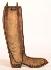 BOOT FORM PAINTED WOOD TRADE S
