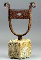 BOOT SCRAPER Early wrought iro