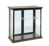 Booths Pure Drugs display case