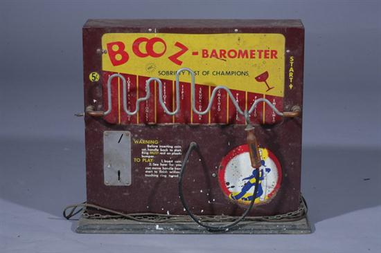 ''BOOZ BAROMETER SOBRIETY TEST OF