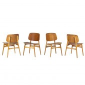 BORGE MOGENSEN, DINING CHAIRS,