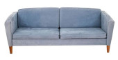 BORGE MOGENSEN STYLE BLUE SUED