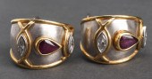 BORIS LE BEAU 18K & PLAT. DIAM