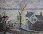 BORNE Mortimer. Oil on Canvas