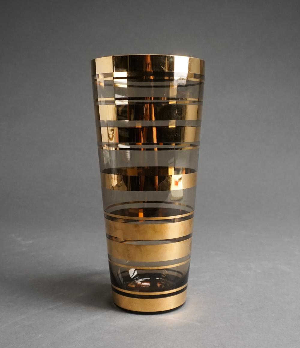 BORSKE SKLO CZECH PARCEL GILT GLASS