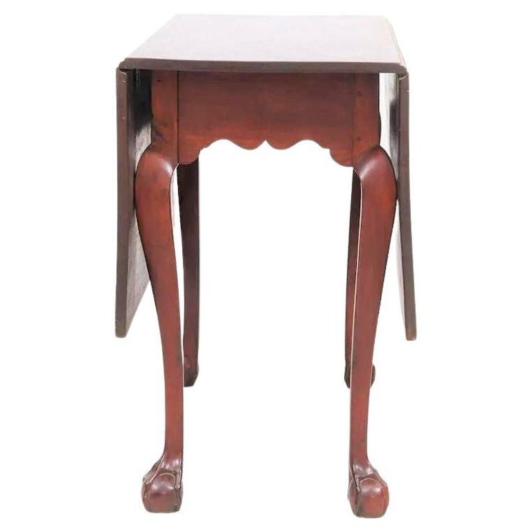 BOSTON CHIPPENDALE DROP-LEAF TABLEA