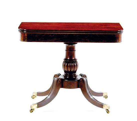 Boston Classical mahogany card