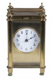 BOSTON CLOCK CO. CARRIAGE CLOC