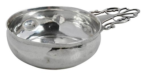 BOSTON COIN SILVER PORRINGER,