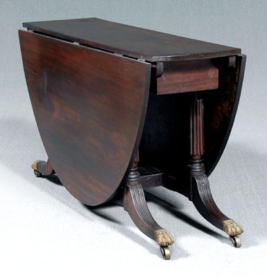Boston Federal dining table, richly