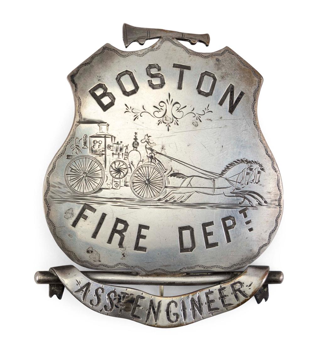 BOSTON FIRE DEPARTMENT BADGE