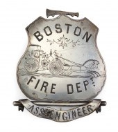 BOSTON FIRE DEPARTMENT BADGE C