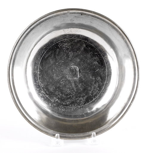 Boston Massachusetts pewter basin