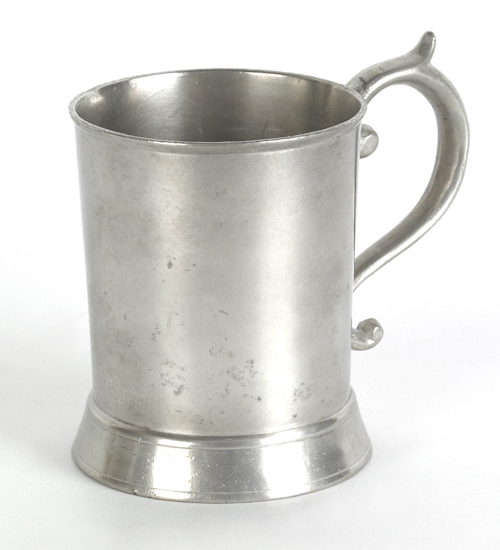 Boston Massachusetts pewter mug ca.