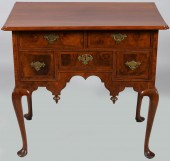 BOSTON QUEEN ANNE MAHOGANY LOW