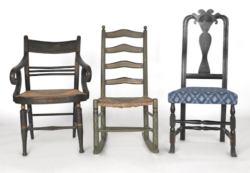 Boston Queen Anne side chair 18th