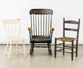 BOSTON ROCKER & TWO CHAIRSLot