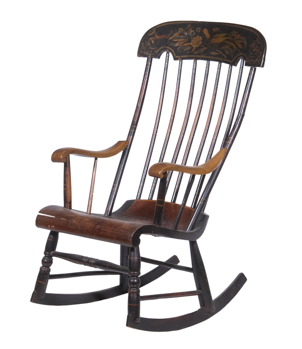 BOSTON ROCKER Vintage Painted and