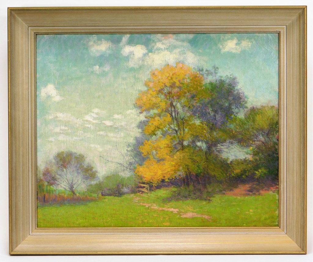BOSTON SCHOOL SPRING LANDSCAPE