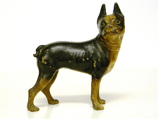 Boston Terrier doorstop  cast iron