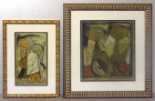 BOTELLO Angel. Two Linocuts.''