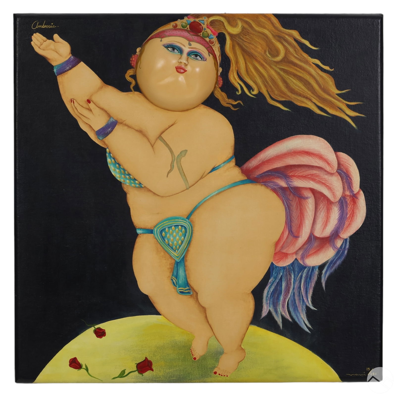 BOTERISMO STYLE 3D DANCING WOMAN LE