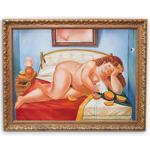 BOTERO INSPIRED OIL ON