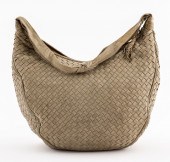 BOTTEGA VENETA BEIGE WOVEN LEA
