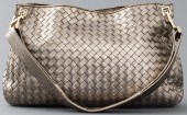 BOTTEGA VENETA GOLD-TONE WOVEN