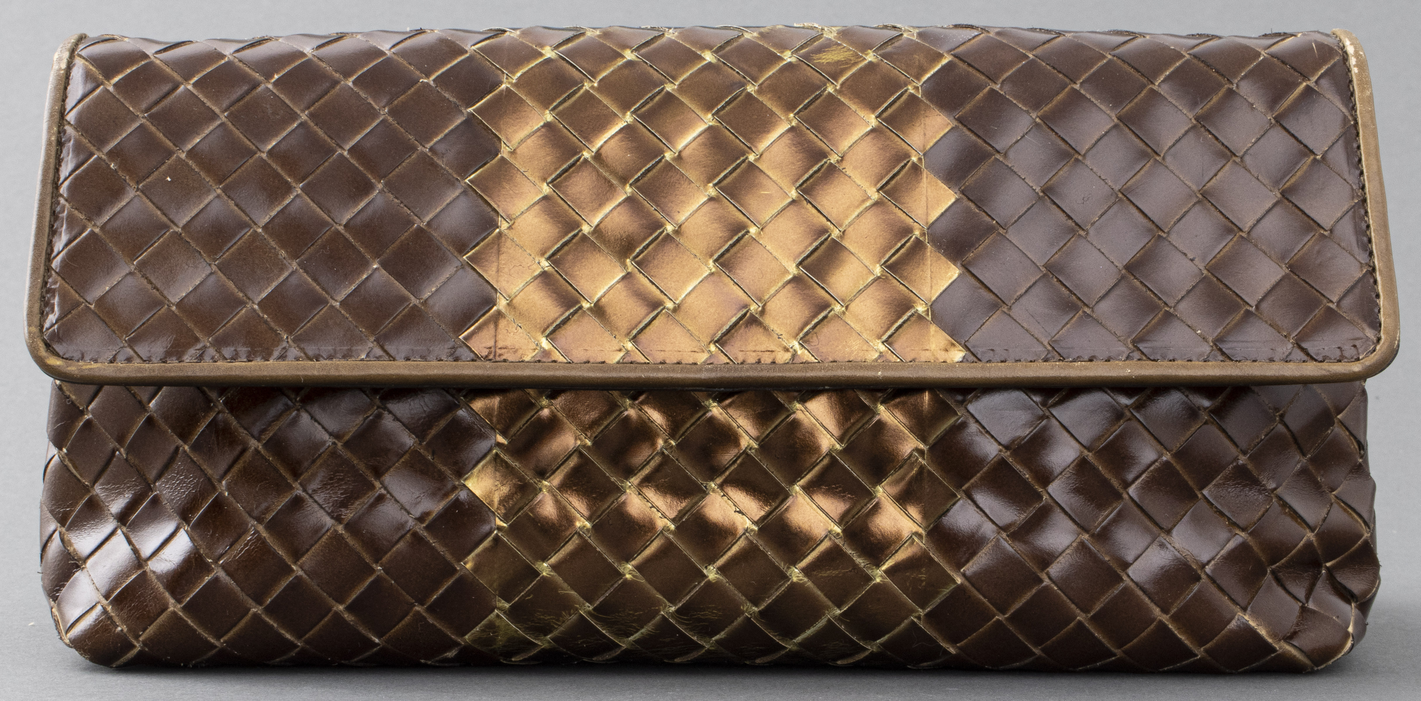 BOTTEGA VENETA METALLIC LEATHER