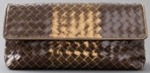 BOTTEGA VENETA METALLIC LEATHE