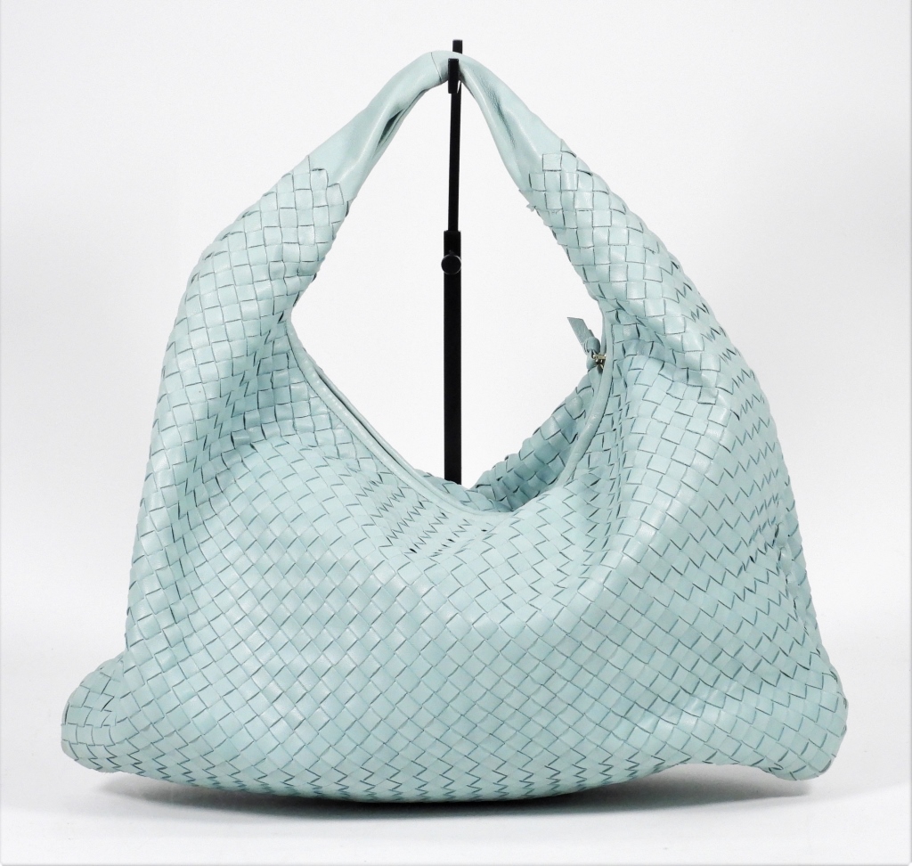 BOTTEGA VENETA PALE BLUE LEATHER