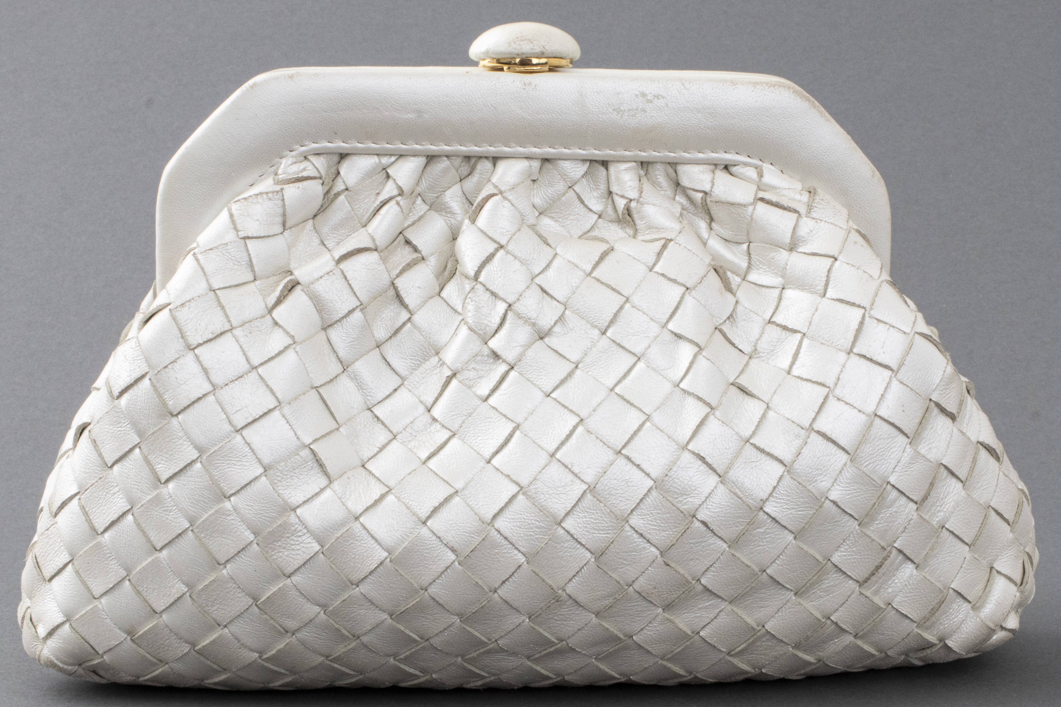 BOTTEGA VENETA WHITE INTRECCIATO