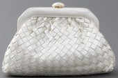 BOTTEGA VENETA WHITE INTRECCIA