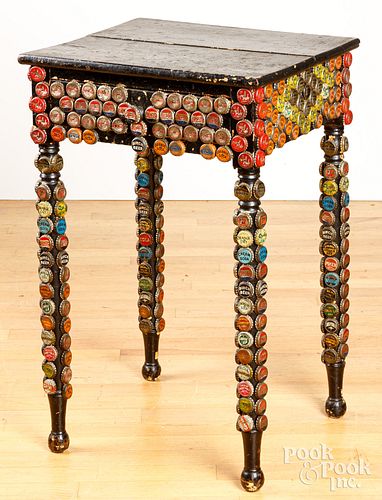 BOTTLE CAP ENCRUSTED END