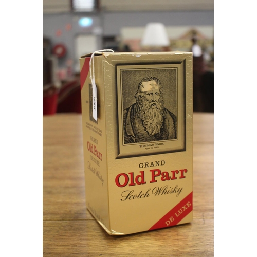 Bottle of Grand Old Parr Scotch