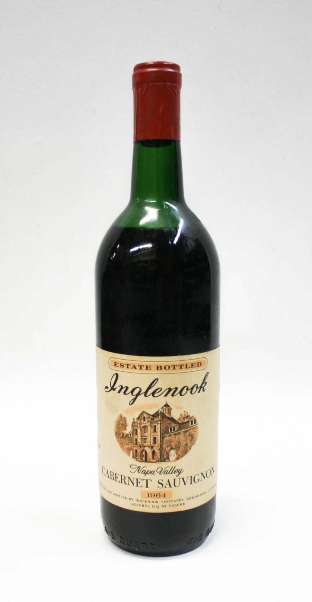 BOTTLE OF VINTAGE CALIFORNIA RED