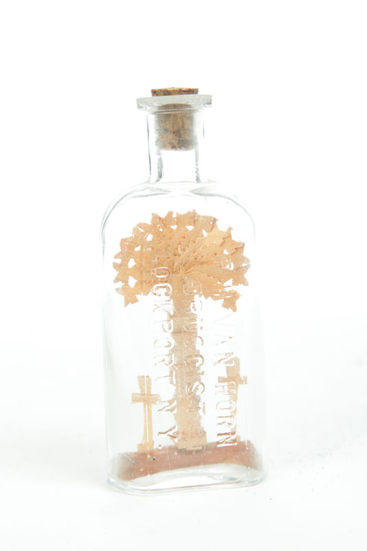 BOTTLE WHIMSEY.  American  late
