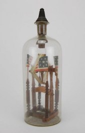 BOTTLE WHIMSEY WITH YARN WINDE