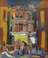 BOUCARD Andre. 1958 Oil/Masoni