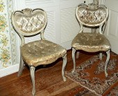 BOUDOIR CHAIRSA pair of mid 20