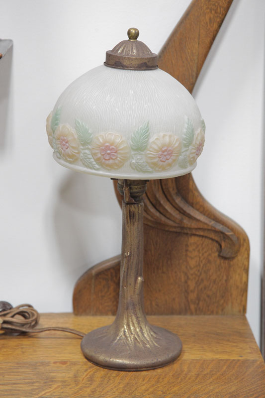 BOUDOIR LAMP. Tree trunk base