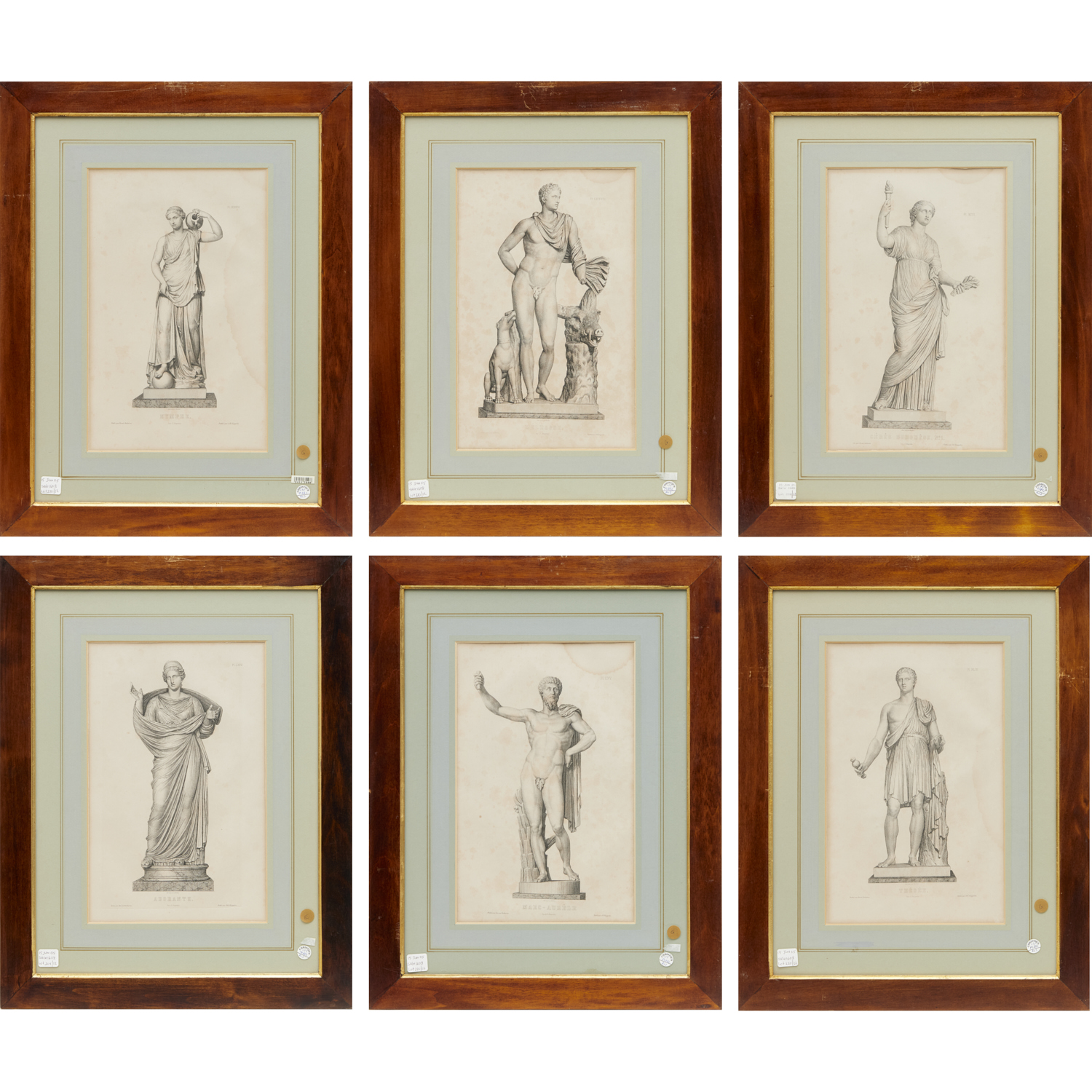 BOUILLON (AFTER), (6) ENGRAVINGS,