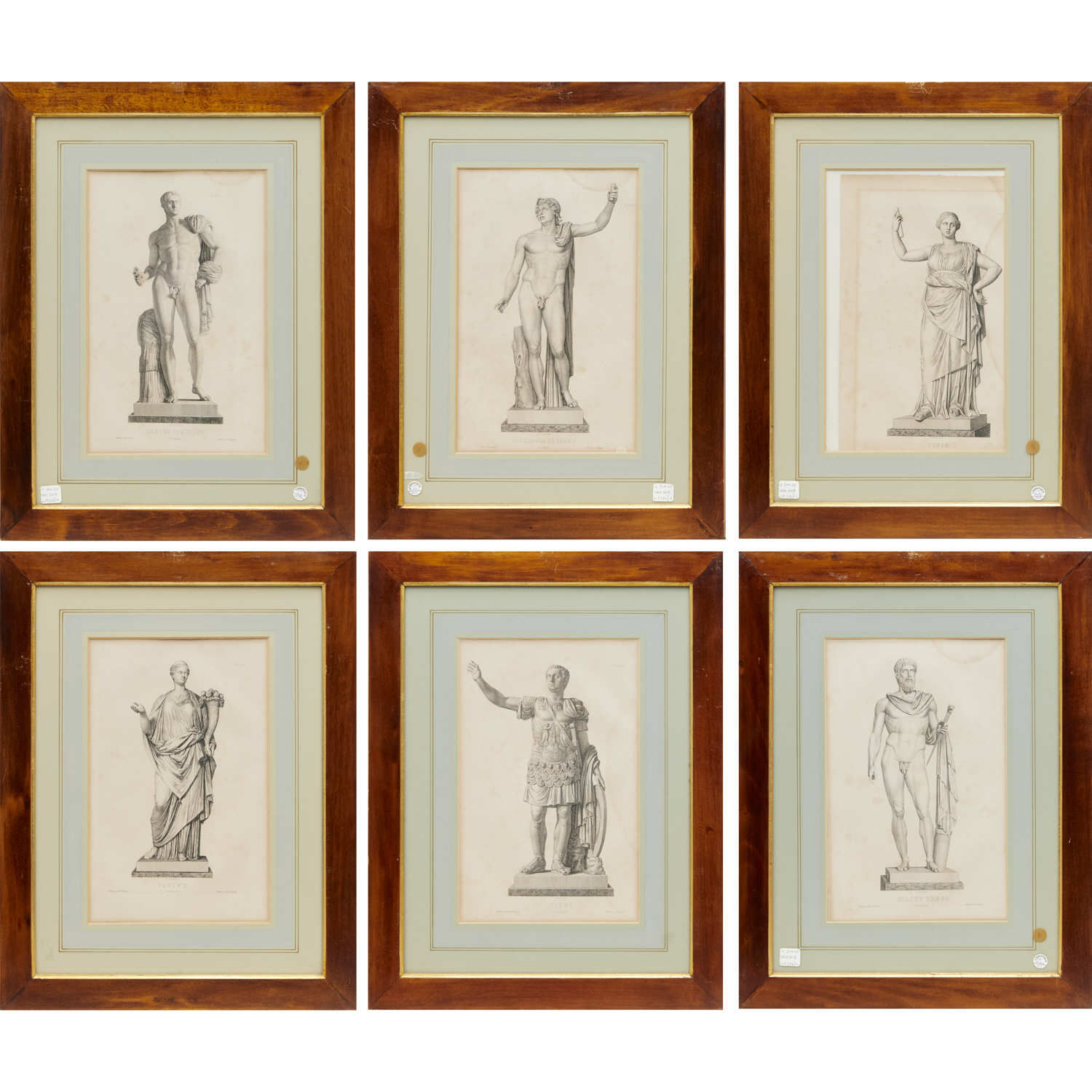BOUILLON (AFTER), (6) ENGRAVINGS,