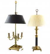 BOUILLOTTE AND CANDLESTICK FOR