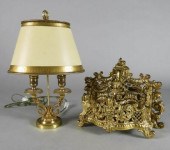 BOUILLOTTE DESK LAMP & GILT BR