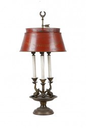 BOUILLOTTE TABLE LAMPwith gilt