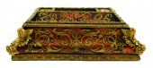 BOULLE DESK INK WELL, FRENCH,