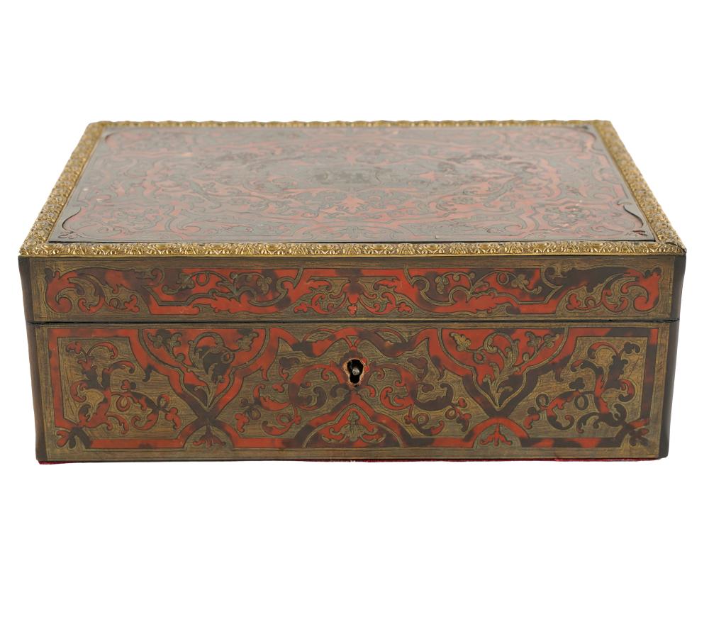 BOULLE MARQUETRY VANITY BOXthe