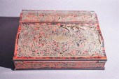 BOULLE-TYPE BRASS AND FAUX TOR